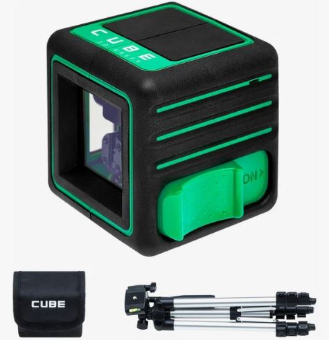 Лазерный уровень ADA Cube 3D Green Professional Edition (3лин, 0,2мм/м, 40/70м)*