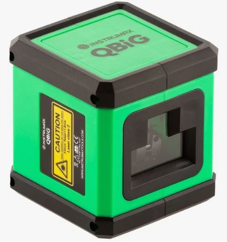 Лазерный уровень Instrumax QBiG SET (2линии, 20м,±2мм/10м, зелен, 0.22кг)*