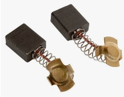 Щётки (№563) Интерскол УШМ-2300, 8х14,5х17, пружина, пятак, уши