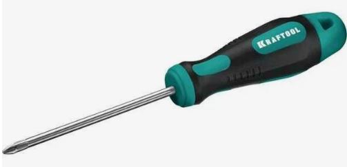Отвертка крестовая KRAFTOOL PH2 х100 мм