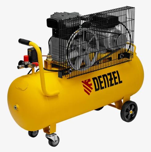 Компрессор Denzel BCV2300/100 (2,3 кВт, 440л/мин, 100л, ремень., 10бар, 45кг)