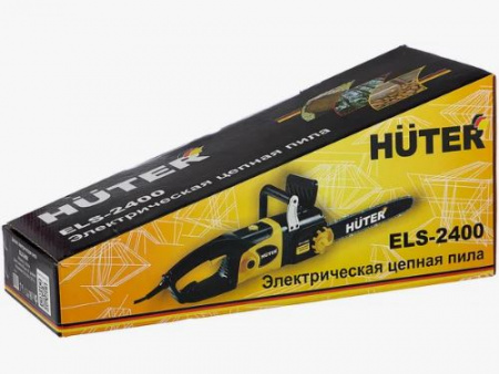 Пила цепная Huter ELS-2400 (2400Вт, 45см, 3/8", 62зв, 1,3мм, 7,5кг.)