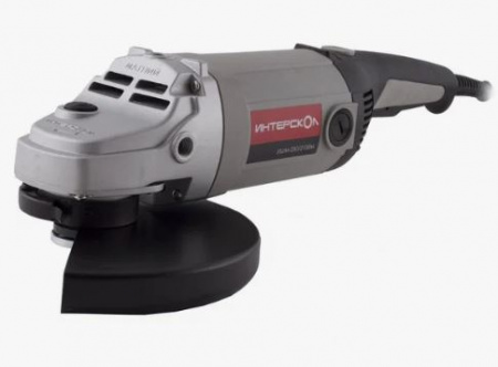 Шлифмашина угловая Интерскол УШМ-230/2100М (2100Вт, 230мм, 6500/мин.,пл.пуск)