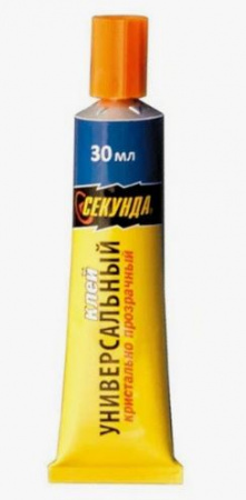 Клей "Секунда" универсал прозрач, 30мл