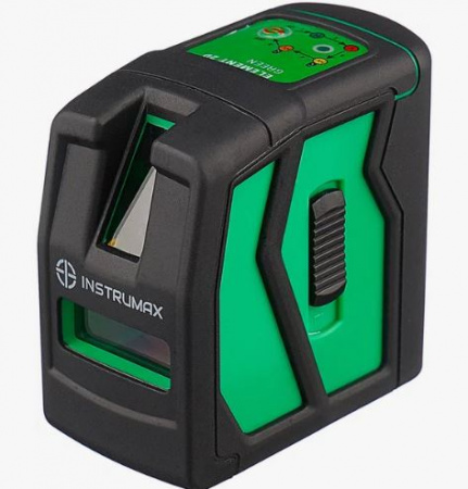 Лазерный уровень Instrumax ELEMENT 2D GREEN (2линии, 30м/70м, ±2мм/10м, 0.22кг)*