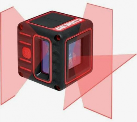 Лазерный уровень ADA CUBE 3D BASIC EDITION (3линии, 20м, ±2мм/10м, 0.24кг)*