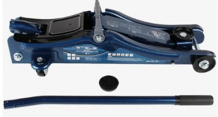 Домкрат подкатной STELS LOW PROFILE (2т, 80-380мм, кейс)