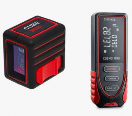 Лазерный уровень ADA Cube MINI Basic Edition + ADA Cosmo MINI (КОМПЛЕКТ)*