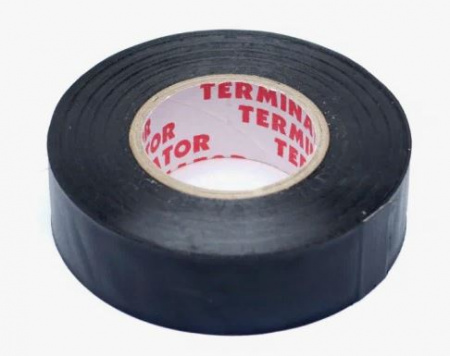 Изолента ПВХ 19мм х 20м, чёрная , автомобильная Terminator