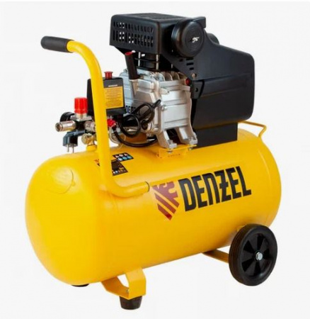 Компрессор Denzel DC1500/50 (1,5 кВт, 220 л/мин, 50 л)