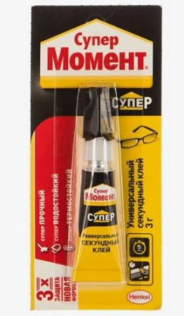 Клей "Супер Момент" 3г