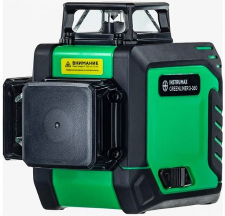 Лазерный уровень Instrumax GREENLINER 3-360 SET (3 линий, 40/70м, зеленый)*