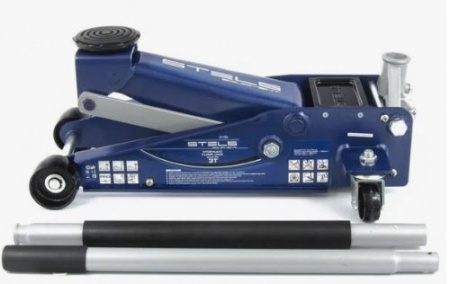 Домкрат подкатной STELS QUICK LIFT (3т, 130-465мм,  быстр. подъем, проф)*