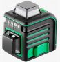 Лазерный уровень ADA Cube 3-360 GREEN Basic Edition (3*360, 0,3мм/м, 40/70м)*