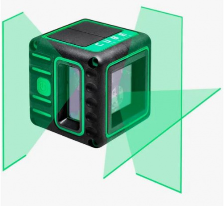 Лазерный уровень ADA Cube 3D Green Professional Edition (3лин, 0,2мм/м, 40/70м)*